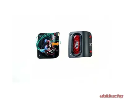 Combat Off Road Tailgunner Tail Lights  Jeep Wrangler 2018-2023 - 25-1050